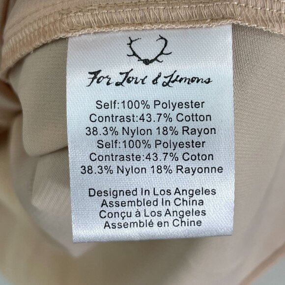 NEW For Love & Lemons Womens Medium Alexa Sheer Mesh Long Sleeve Mini Dress - Picture 6 of 9